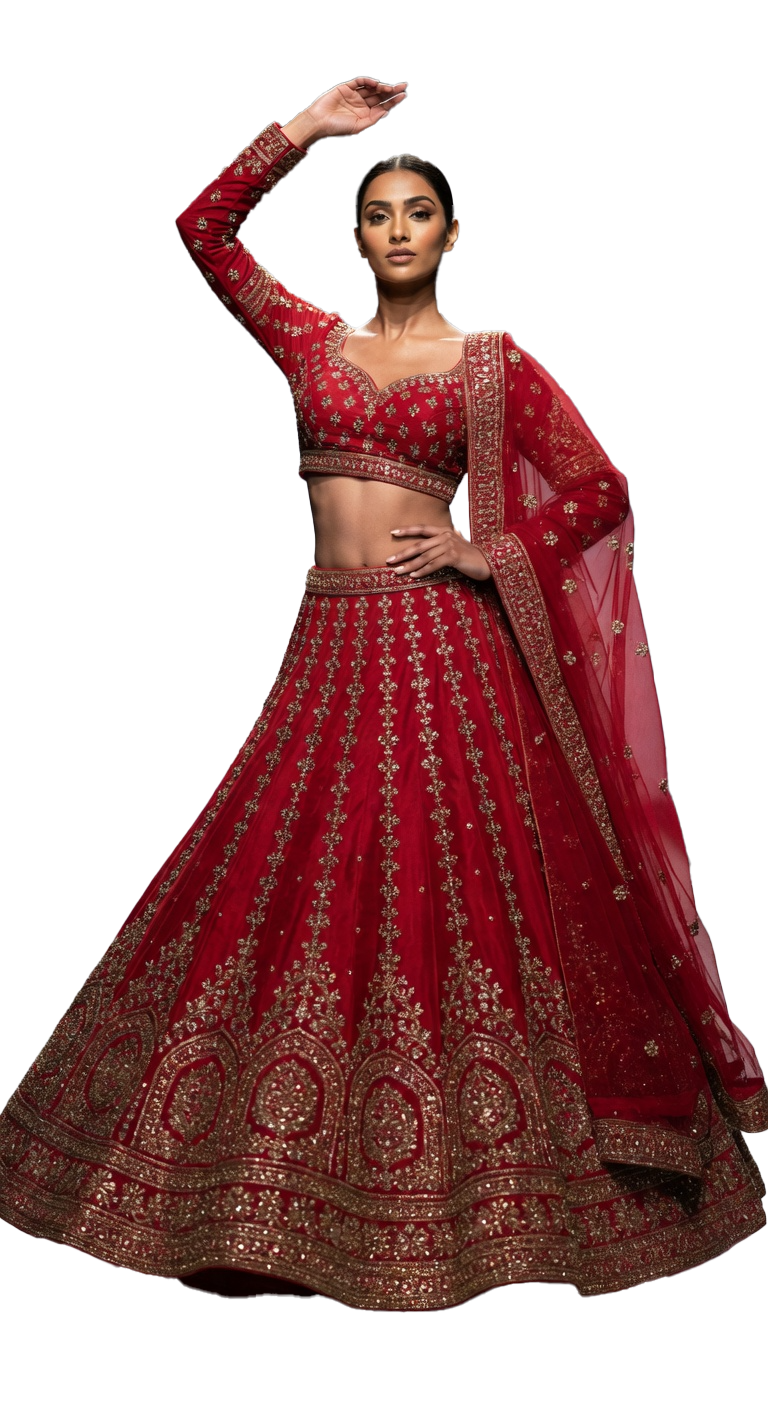 DIYA KAPOOR — Emerald Lehenga